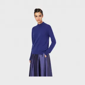 乔治阿玛尼/GIORGIO ARMANI 女士 纯羊绒高领毛线衫 14024973aa