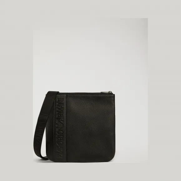 安普里奥·阿玛尼/Emporio Armani 徽标款仿皮斜挎包 45388140ss