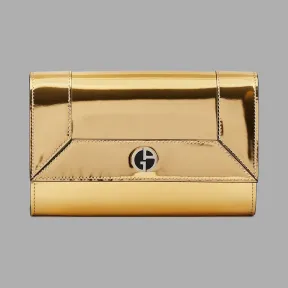 乔治阿玛尼/Giorgio Armani 迷你镜面皮革单肩包 45449332ja