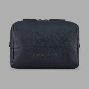 乔治阿玛尼/Giorgio Armani 正面徽标鹿皮腰包 45452554fw