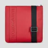 安普里奥·阿玛尼/Emporio Armani 带品牌标识人造皮革单肩包 45452678ha