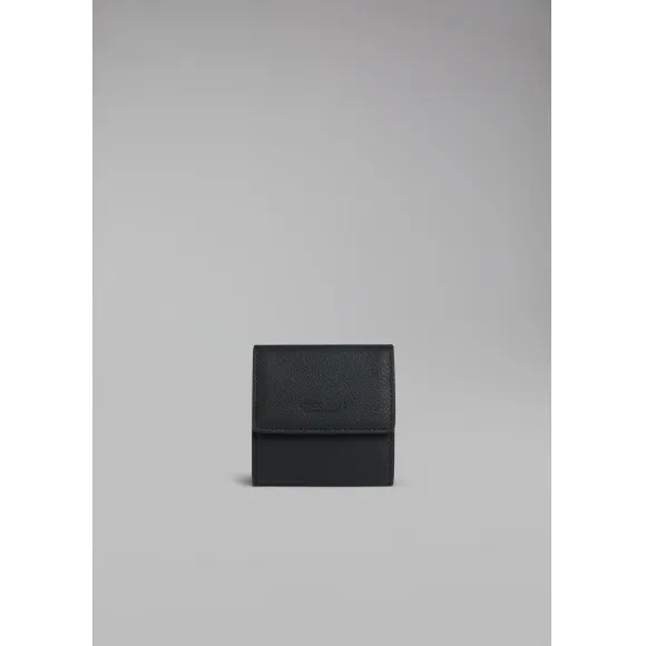 乔治阿玛尼/Giorgio Armani 粒面皮革按扣零钱袋 46600078bs