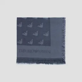 安普里奥·阿玛尼/Emporio Armani 通体提花标识面料头巾 46625004aj