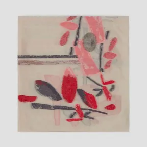 安普里奥·阿玛尼/Emporio Armani 条纹和刺绣花卉图案头巾 46627188tw