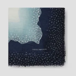 安普里奥·阿玛尼/Emporio Armani 檐口图案轻薄头巾 46627190ra