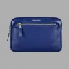 乔治阿玛尼/Giorgio Armani 拉链光滑皮革化妆包 46630874wx