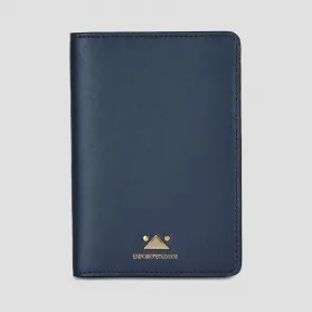 安普里奥·阿玛尼/Emporio Armani 三角金属细节皮革护照夹 46633107cf