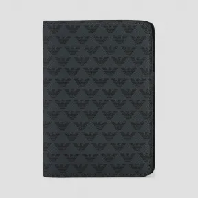 安普里奥·阿玛尼/Emporio Armani 通体交织字母印花 PVC 护照夹 46635433gq