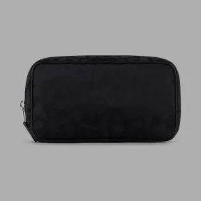 乔治阿玛尼/Giorgio Armani 同色不同调提花标识细节小号尼龙化妆包 46639036cg