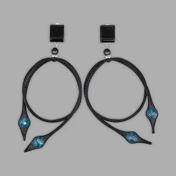 乔治阿玛尼/Giorgio Armani 饰珠圆形吊坠耳环 50225466ms