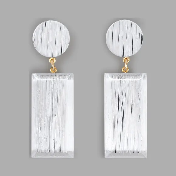 乔治阿玛尼/Giorgio Armani 矩形吊坠耳环 50227150ex