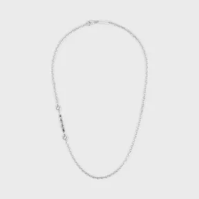 乔治阿玛尼/Giorgio Armani 饰有 GA 标识的银项链 50231069lk