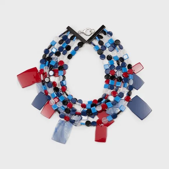 乔治阿玛尼/Giorgio Armani 多股项链带有机玻璃配饰 50231337sa