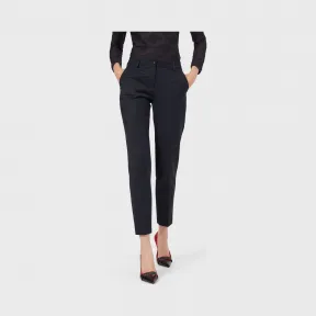 安普里奥·阿玛尼/Emporio Armani 华达呢羊毛混纺香烟裤 13369845bf