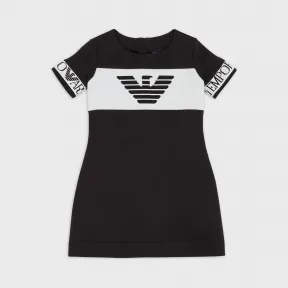 安普里奥·阿玛尼/Emporio Armani 大标识短袖连衣裙 34978837en