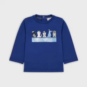 安普里奥·阿玛尼/Emporio Armani 动物印花平纹布毛线衫 12362207es