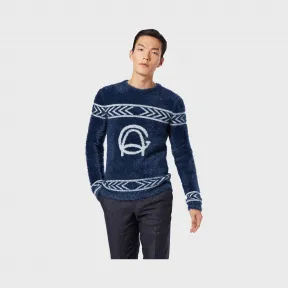 乔治阿玛尼/GIORGIO ARMANI 男士 提花面料毛线衫 39992355nm