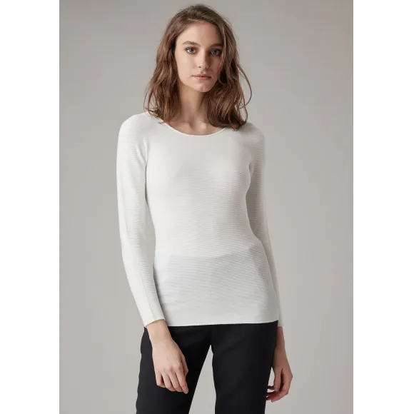 乔治阿玛尼/Giorgio Armani 双反面组织针织上衣 39965818qt