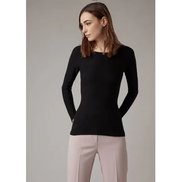 乔治阿玛尼/Giorgio Armani 双反面组织针织上衣 39951495ka