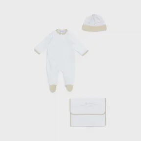 安普里奥·阿玛尼/Emporio Armani 含婴儿套装、无檐小帽和防尘袋的礼品套装 46659892uk