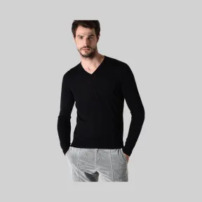 乔治阿玛尼/Giorgio Armani 纯羊毛 V 领套衫 39889536bo