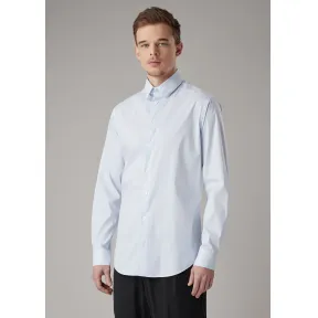 乔治阿玛尼/Giorgio Armani 条纹米通条布修身版型衬衫 38818605bu