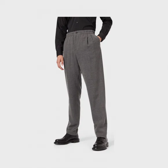 乔治阿玛尼/Giorgio Armani mouliné 面料慢跑裤装 13363821gr