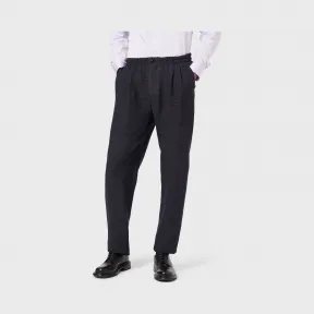 乔治阿玛尼/Giorgio Armani 双色针织效果初剪羊毛慢跑裤 13363786dx