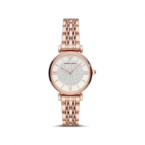 安普里奥·阿玛尼/Emporio Armani 女士不锈钢双指针腕表 AR11244