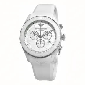 安普里奥·阿玛尼/Emporio Armani Ceramica 石英机芯 白色陶瓷 男表AR1435