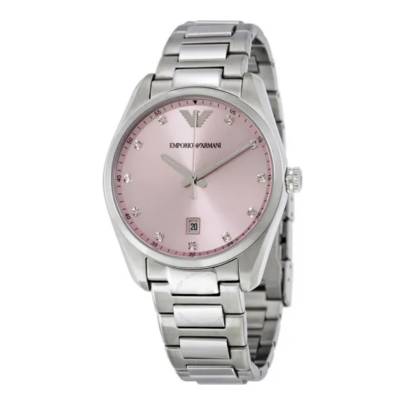 安普里奥·阿玛尼/Emporio Armani TAZIO系列 石英机芯 不锈钢 女表 AR6063