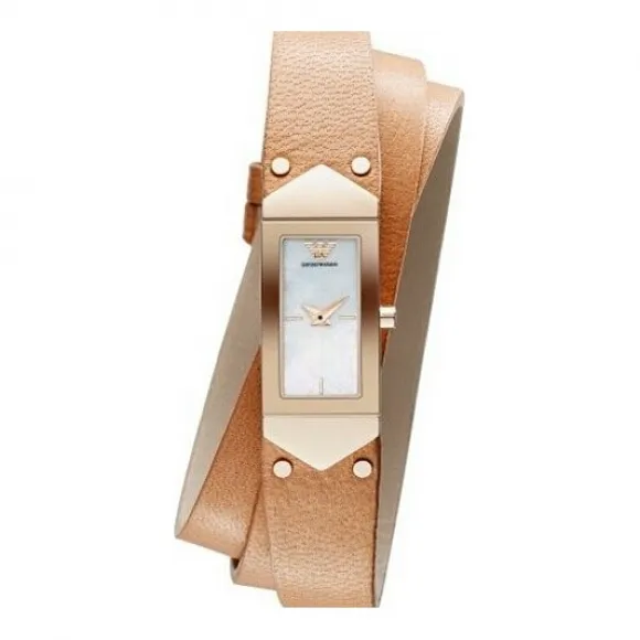 安普里奥·阿玛尼/Emporio Armani 时尚女表系列 石英机芯 精钢 pvd镀金 女表 AR7356