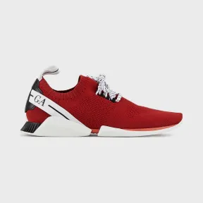 乔治阿玛尼/Giorgio Armani 皮革细节系带织物运动鞋 11724977na