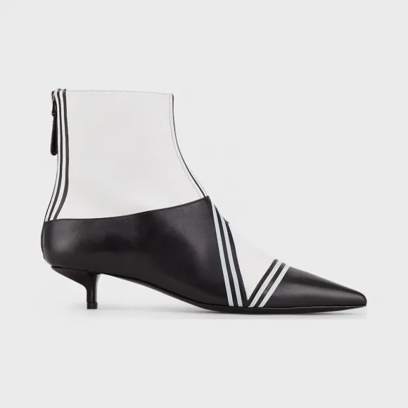 安普里奥·阿玛尼/Emporio Armani 撞色细节纳帕皮踝靴
 11780884df