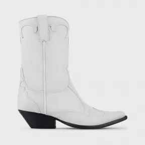 安普里奥·阿玛尼/Emporio Armani Camperos 激光切割嵌花植鞣革靴子 11768125jb