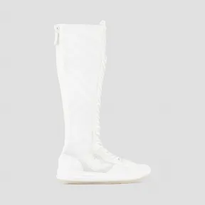 安普里奥·阿玛尼/Emporio Armani 网眼布和纳帕皮带标识运动靴 11705235eu