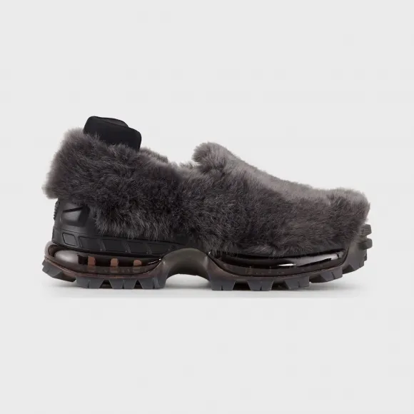 安普里奥·阿玛尼/Emporio Armani 人造毛皮氯丁橡胶懒人鞋
 11781159pg