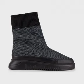 安普里奥·阿玛尼/Emporio Armani 印有标识牛仔布踝靴 11773199ms