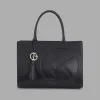 乔治阿玛尼/Giorgio Armani 立体 GA 徽标款皮革托特包 55017612hg