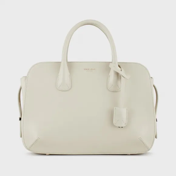 乔治阿玛尼/GIORGIO ARMANI 女士 Palmellato 皮革大号 La Prima 托特包 55018505jo