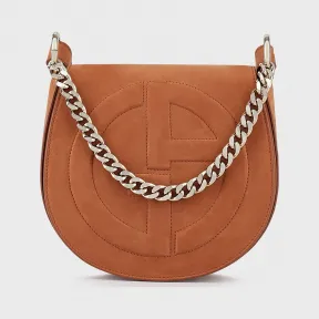 乔治阿玛尼/Giorgio Armani 绒面革单肩包带印花 GA 标识 45477438to