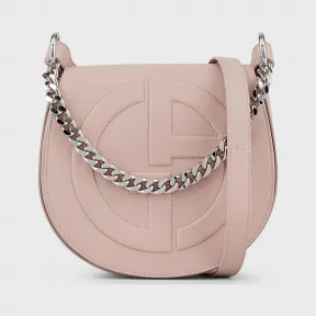 乔治阿玛尼/Giorgio Armani 立体 GA 徽标款皮革圆形斜挎包 45475081rv