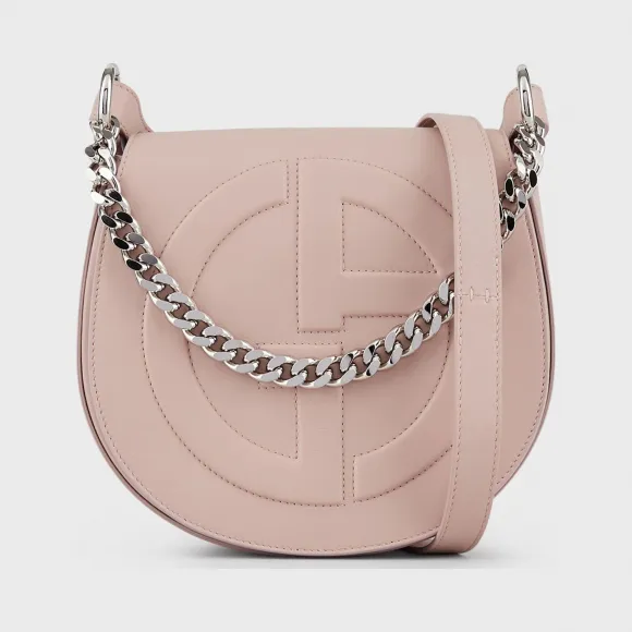 乔治阿玛尼/Giorgio Armani 立体 GA 徽标款皮革圆形斜挎包 45475081rv