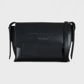 乔治阿玛尼/Giorgio Armani 同系配色压印徽标皮革单肩包 45445036sd