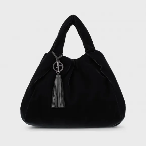 乔治阿玛尼/Giorgio Armani 天鹅绒购物包带吊坠 45487692ui