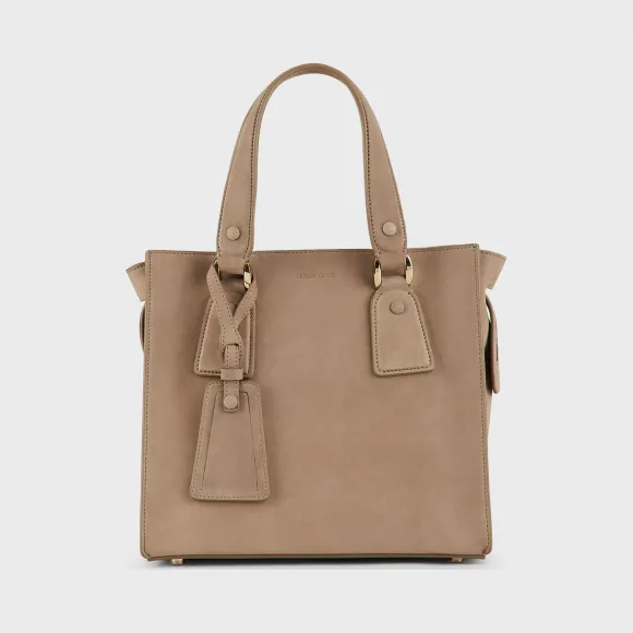 乔治阿玛尼/Giorgio Armani Le Sac11 小号皮革托特包  45472300el