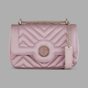 乔治阿玛尼/Giorgio Armani 珐琅徽标绗缝缎面迷你包 45449184fi