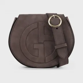 乔治阿玛尼/Giorgio Armani 绒面革腰包带凸起 GA 标识 45477244kc