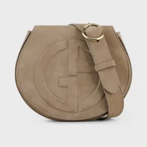 乔治阿玛尼/Giorgio Armani 绒面革腰包带凸起 GA 标识 45481036iv