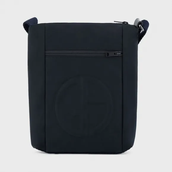 乔治阿玛尼/Giorgio Armani 压花徽标配外袋单肩包 45444129mp